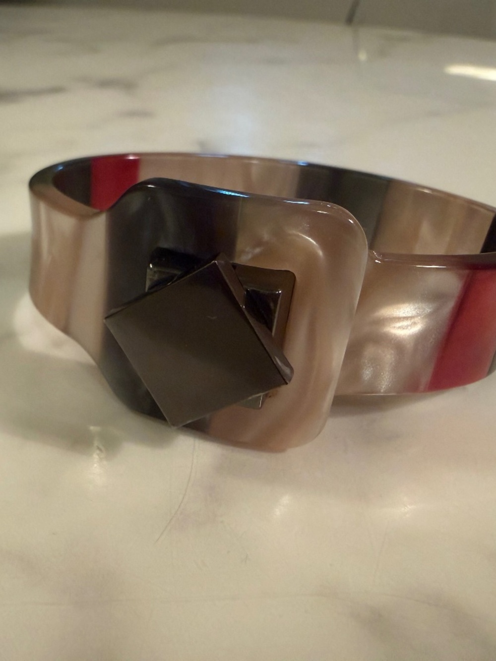 Angela Caputi resin bangle braclet